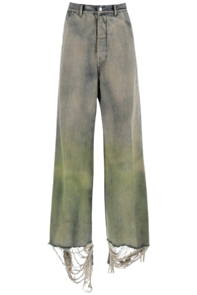 Rick Owens Degrade Acid Wash Pants - PandaFinds